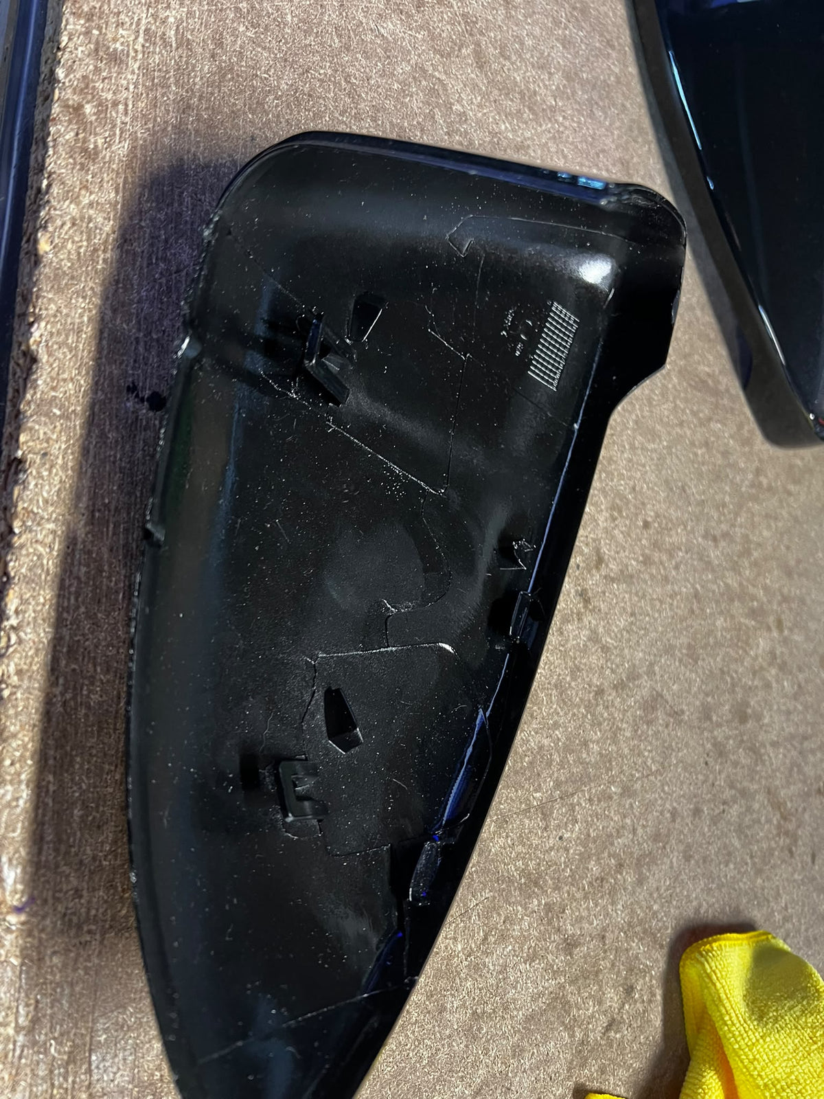 CLEARANCE 8014 - Volkswagen Golf MK7/7.5 Wing Mirror Covers in Gloss Black (2013-2019)