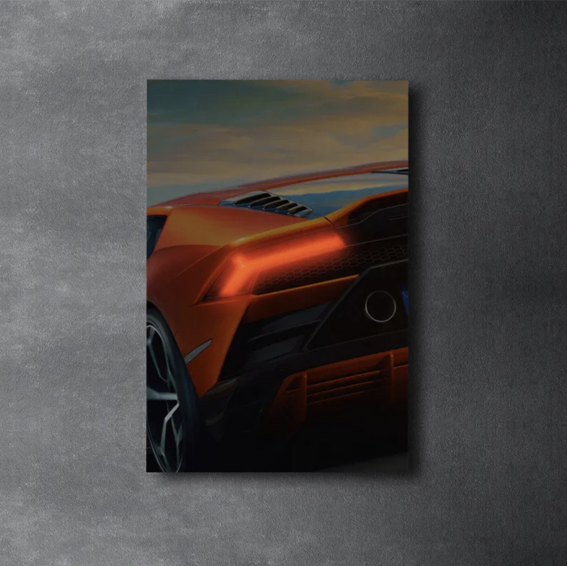 Custom LED Gloss Car Canvas Wall Art - Customise Yours / 60x40cm - DIVERSION