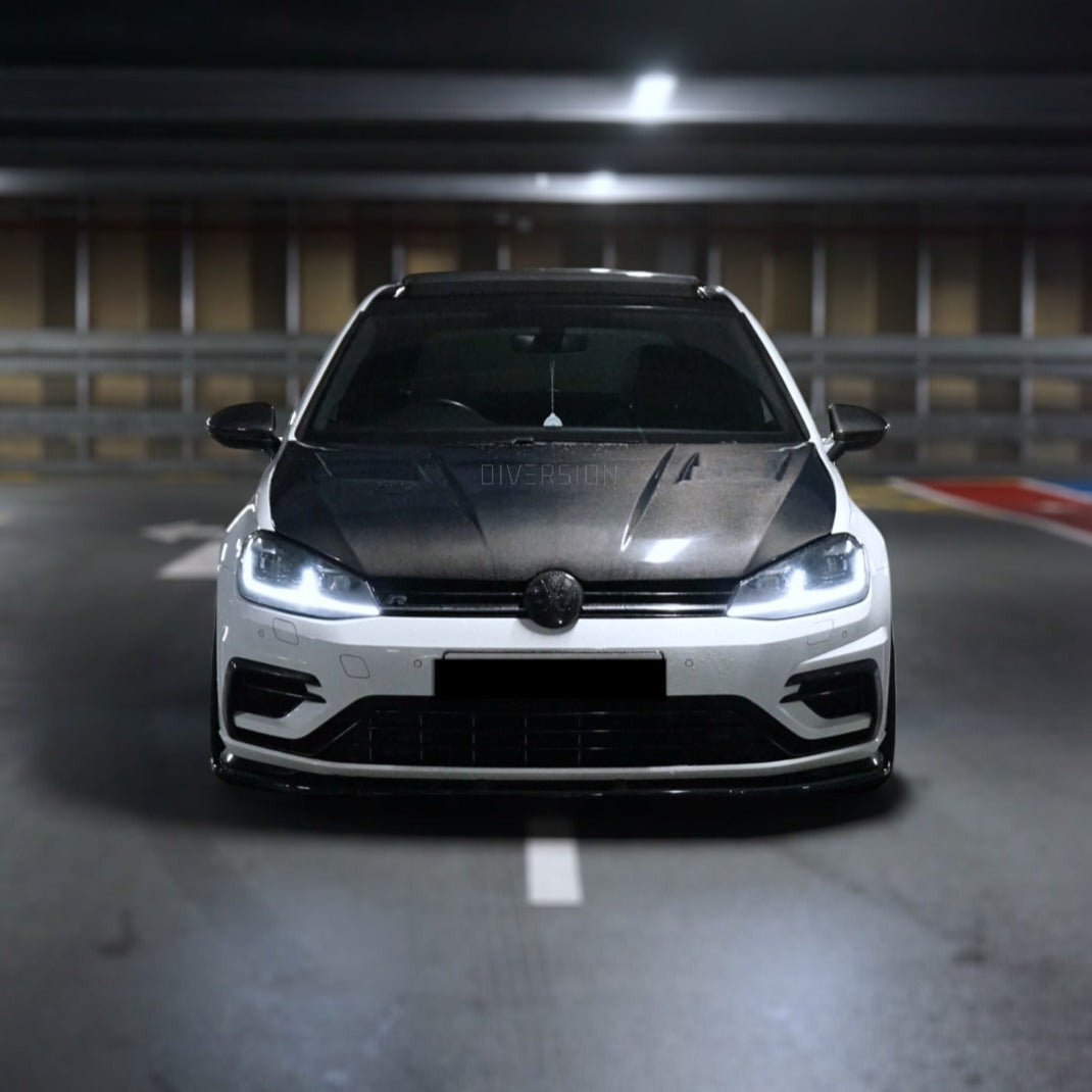 Volkswagen Golf MK7 / MK7.5 TR Style Carbon Fibre Vented Bonnet (Replacement) 2013 - 2021 / DAS