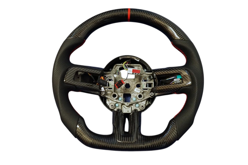 Ford Mustang Carbon Fibre Steering Wheel (2015 - 2022) - SWMUSTANG1