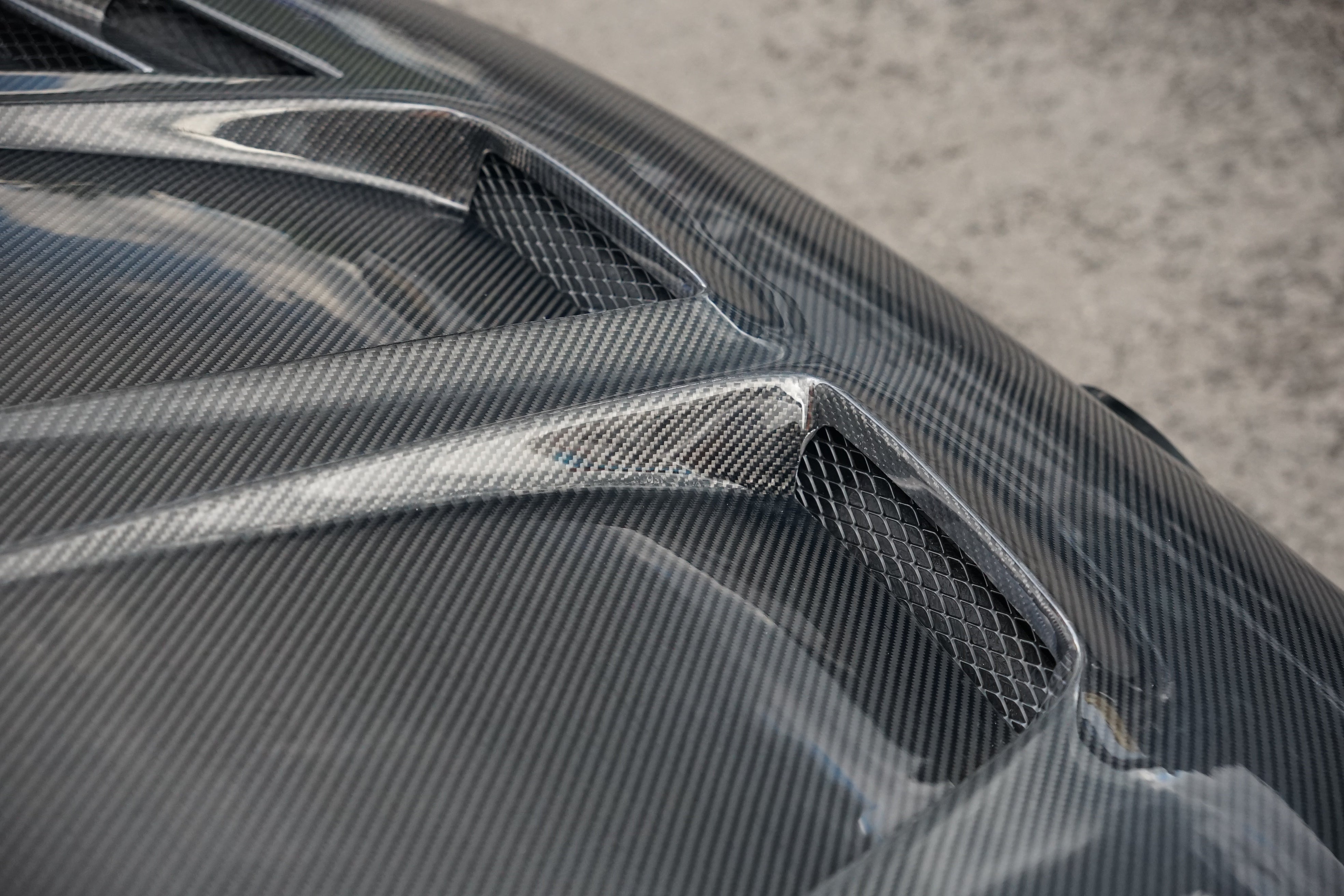 Volkswagen Polo MK5 VR Style Genuine Carbon Fibre Bonnet (6R / 6C 09 - 17 Models) DIVERSION