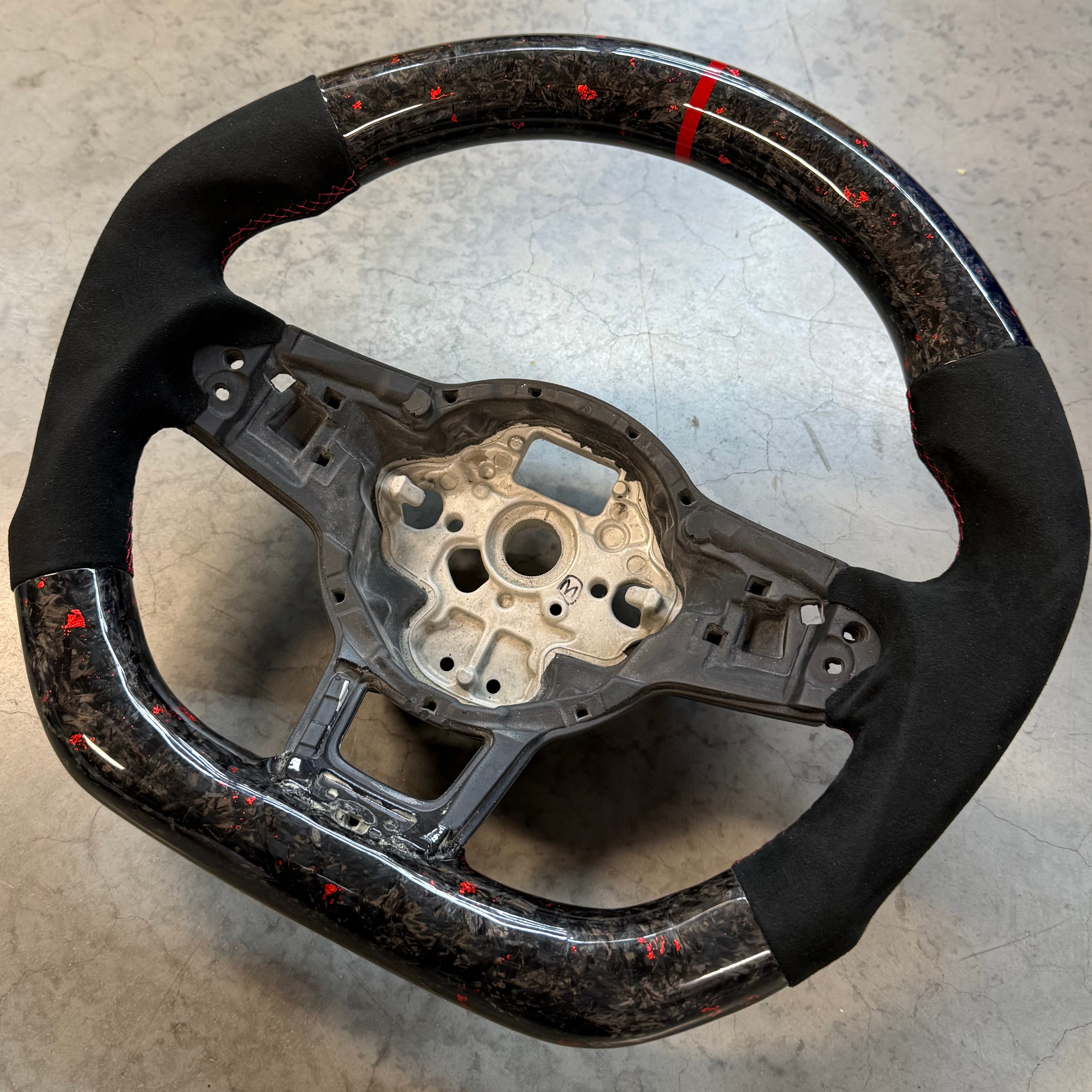 Volkswagen Golf MK7 / MK7.5 Polo MK5 / MK6 Forged Carbon Steering Wheel - IN STOCK | SWVWGTIR52