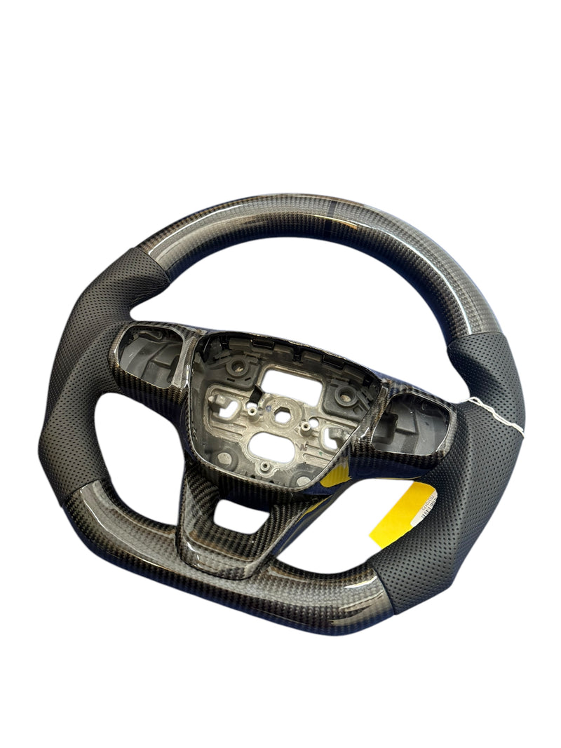 Ford Fiesta MK8 / Focus MK4 Carbon Fibre Steering Wheel - SWFIESTAMK82