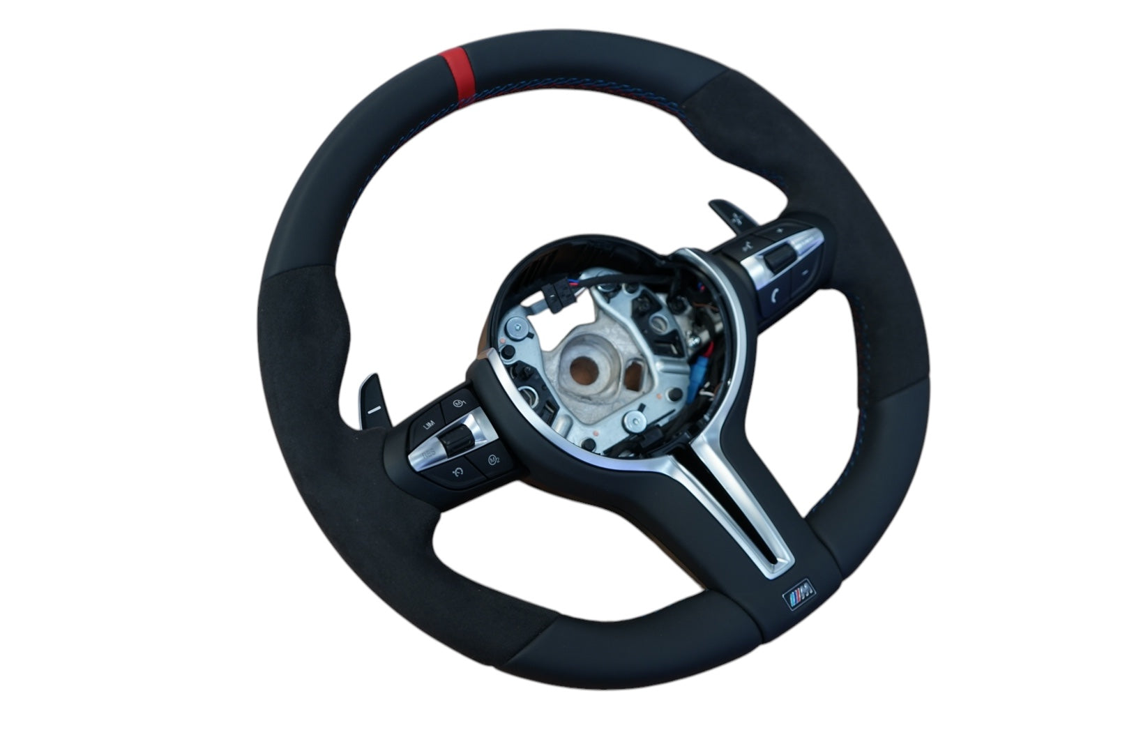 BMW 1, 2, 3, 4, 5 Series Carbon Fibre Steering Wheel (IN STOCK - SWBMWF8)