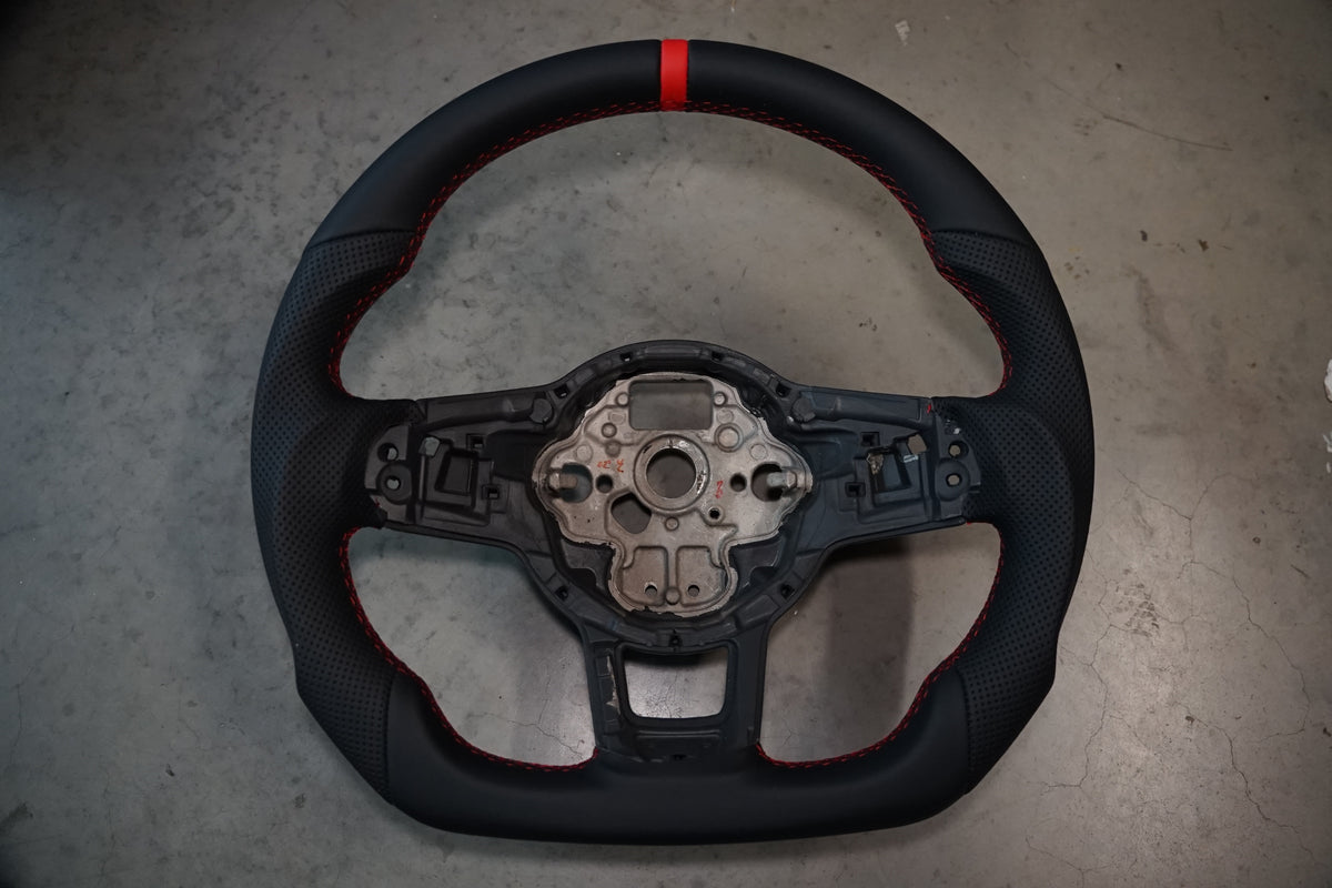 Volkswagen Golf MK7 / MK7.5 Polo MK5 / MK6 Leather Steering Wheel - IN STOCK | SWVWGTIR57