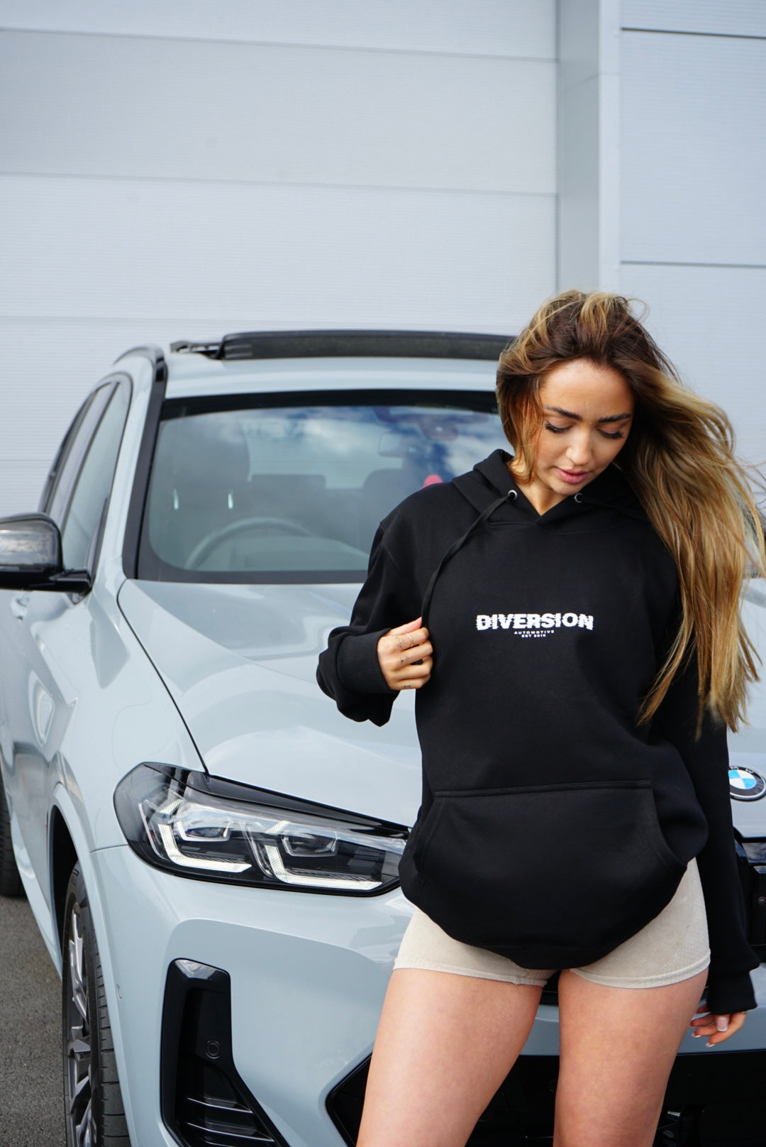 ‘DIVERSION' Glitch Branded Soft Lined Hoodie (UNISEX)