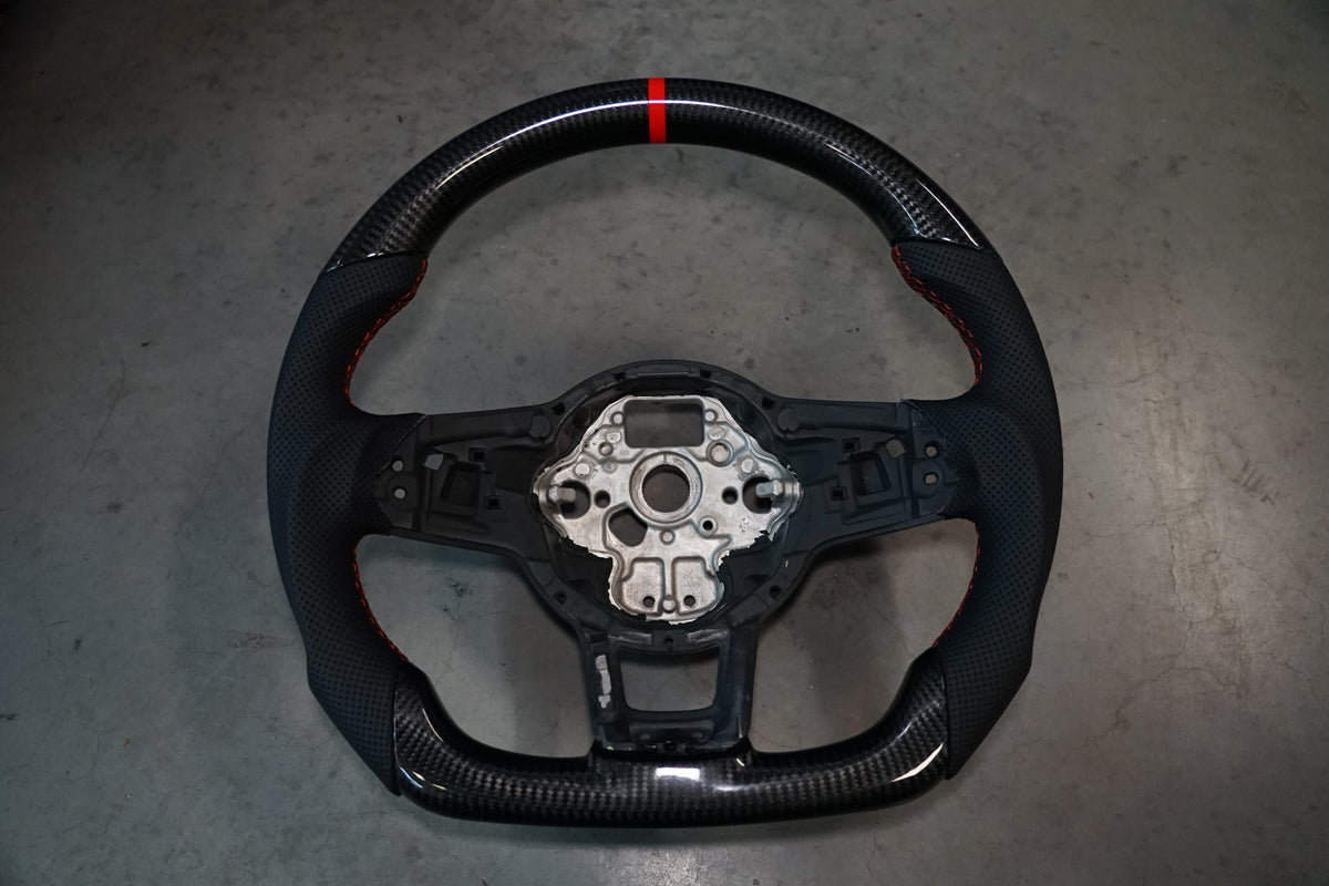 Volkswagen Golf MK7 / MK7.5 Polo MK5 / MK6 Forged Carbon Steering Wheel - IN STOCK | SWVWGTIR53