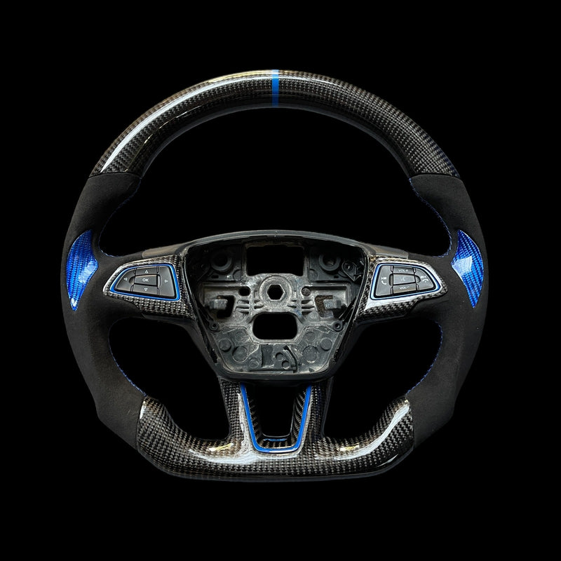 Ford Focus MK3.5 Base / ST / RS Carbon Fibre Steering Wheel (Custom 2014 - 2018)