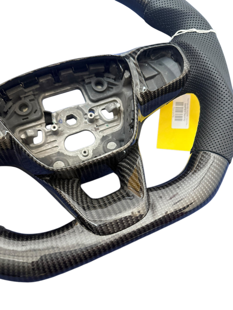 Ford Fiesta MK8 / Focus MK4 Carbon Fibre Steering Wheel - SWFIESTAMK82