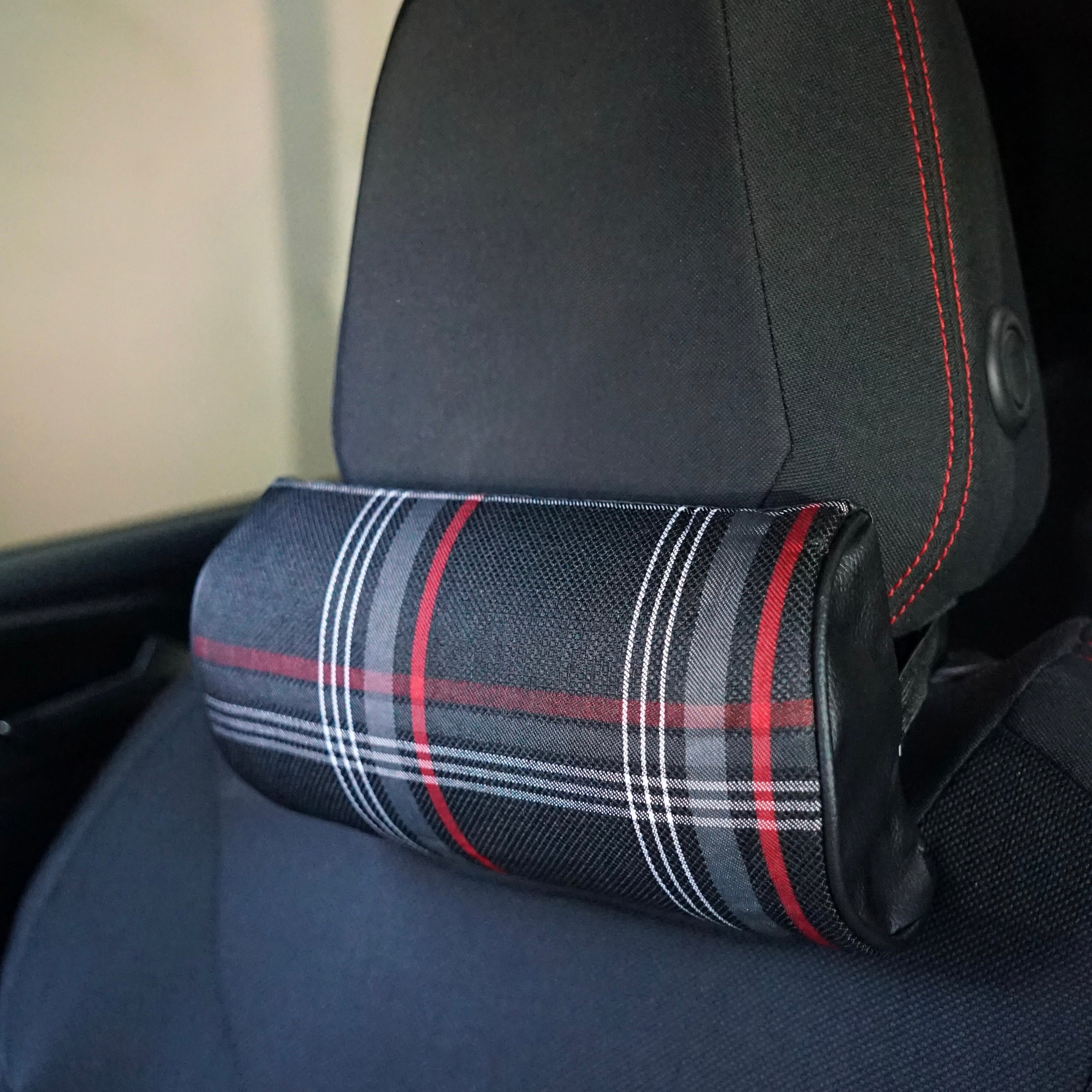 Tartan Seat Neck Rest Pillow (Fits All)