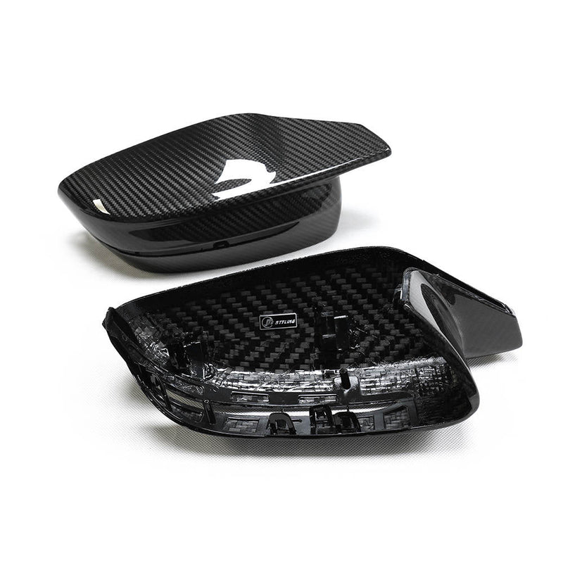 BMW M3 G80 / G81 2021+ OEM Pre Preg Carbon Fibre Mirror Cover Replacements By DIVERSION