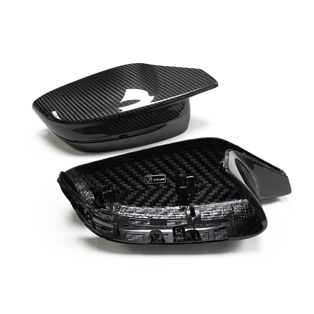 BMW M4 G82 & G83 2021+ OEM Pre Preg Carbon Fibre Mirror Cover Replacements By DIVERSION