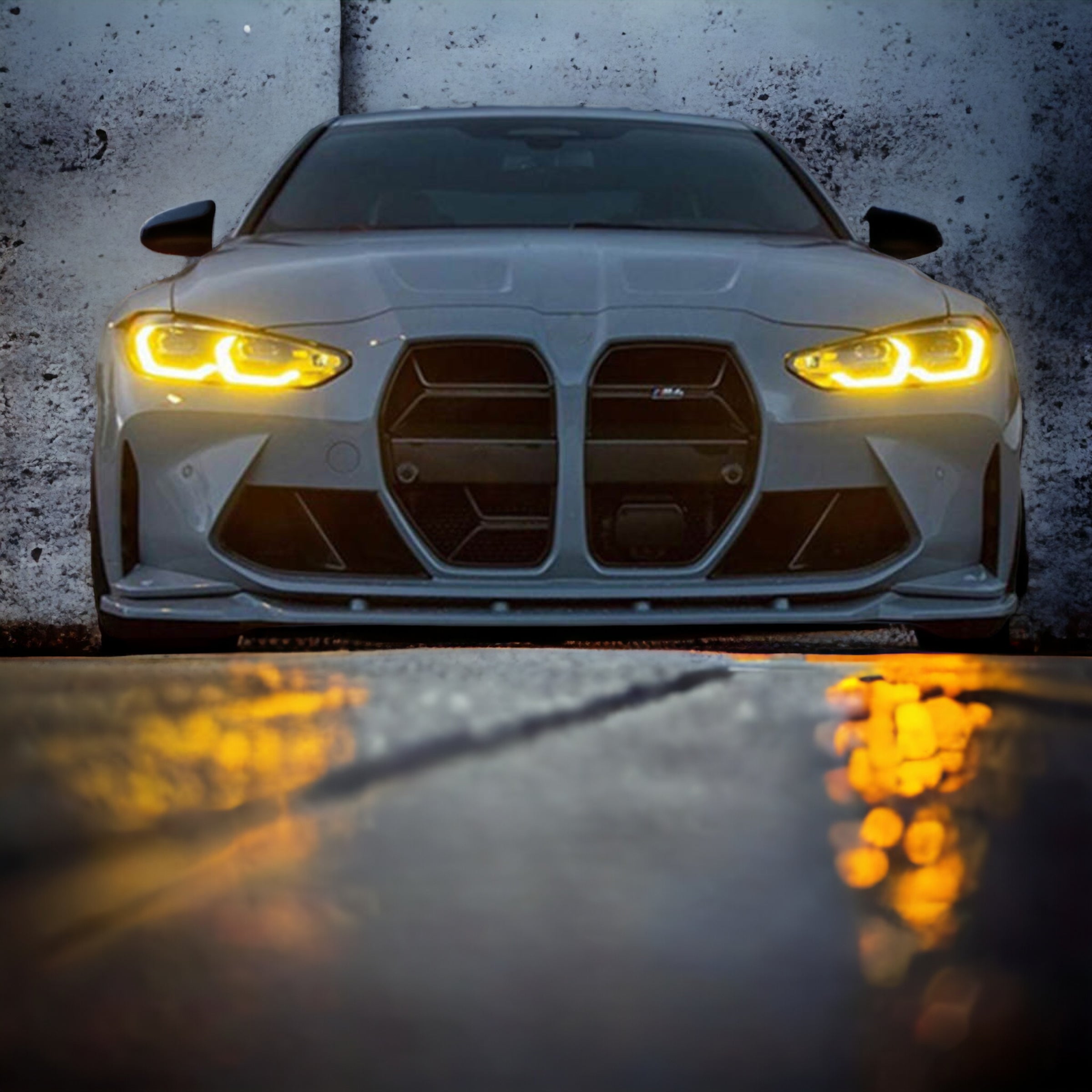 BMW 4 Series / I4 / M4 G80 G82 Laser Style Yellow DRL Module Kit (2019+ Models)