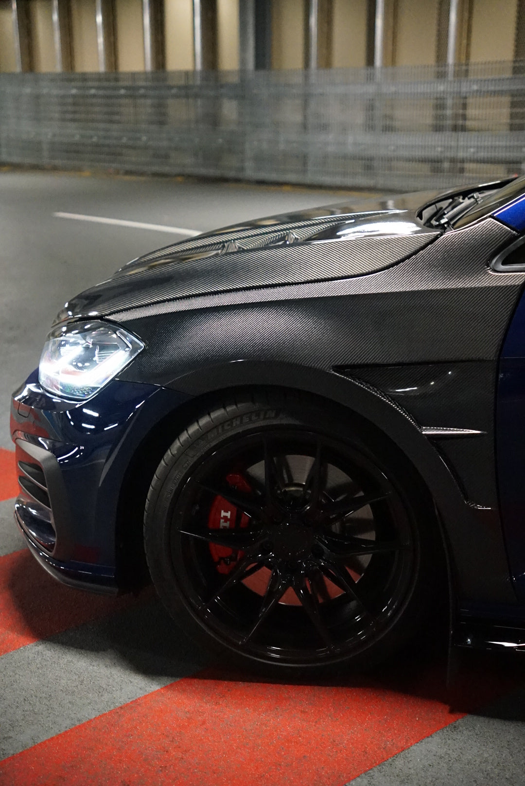 Volkswagen Golf MK7.5 Base / GTI / R Carbon Fibre Front Wings / Fenders Pair (2018-2021 Models)