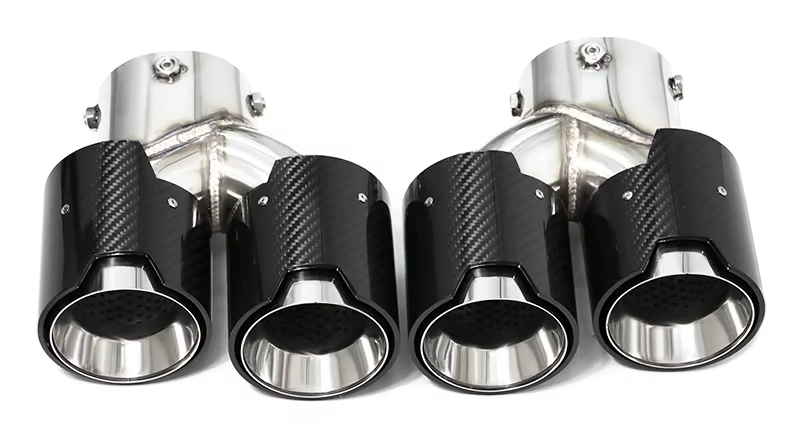 BMW Quad Carbon Exhaust Tips For 2 Series M240i G42 | 3 Series M340i G20/G21 | 4 Series M440i G22