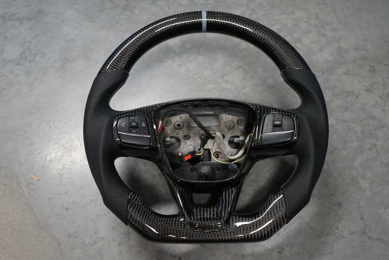 Ford Transit Custom 2018+ Carbon Fibre Steering Wheel - SWTRANCUS5