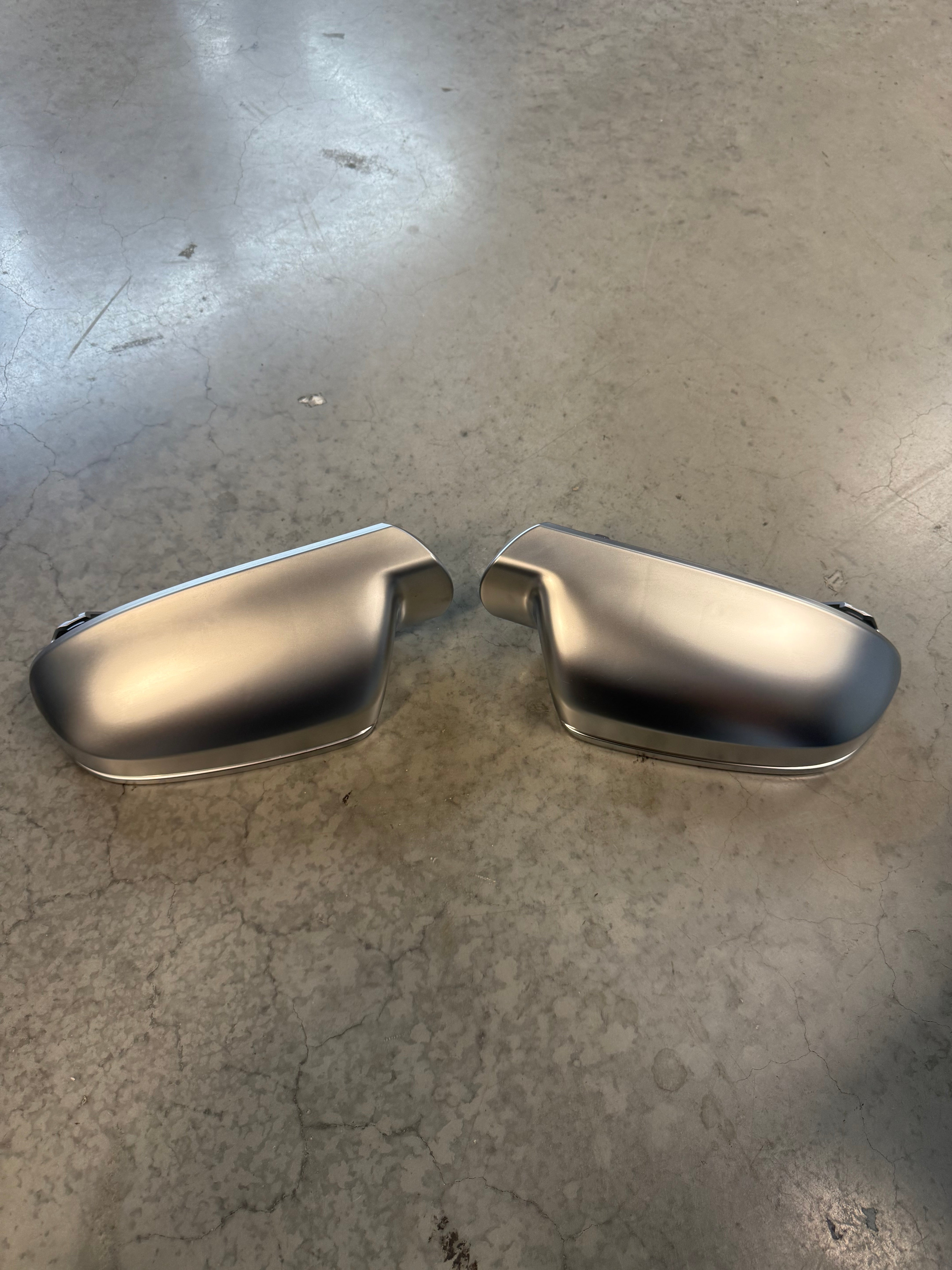 **CLEARANCE** Audi A3 / S3 / RS3 8P B8.5 Satin Chrome Mirror Covers