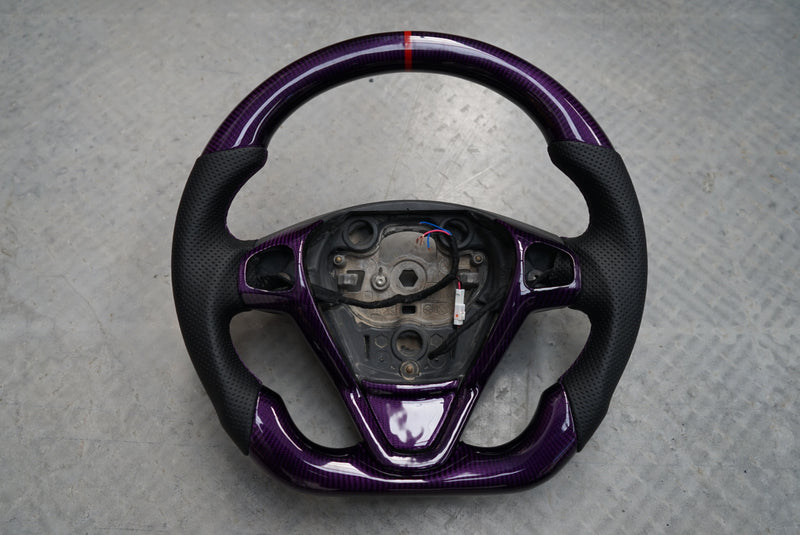 Ford Fiesta MK7 / MK7.5 Carbon Fibre Steering Wheel - SWFIESTA14