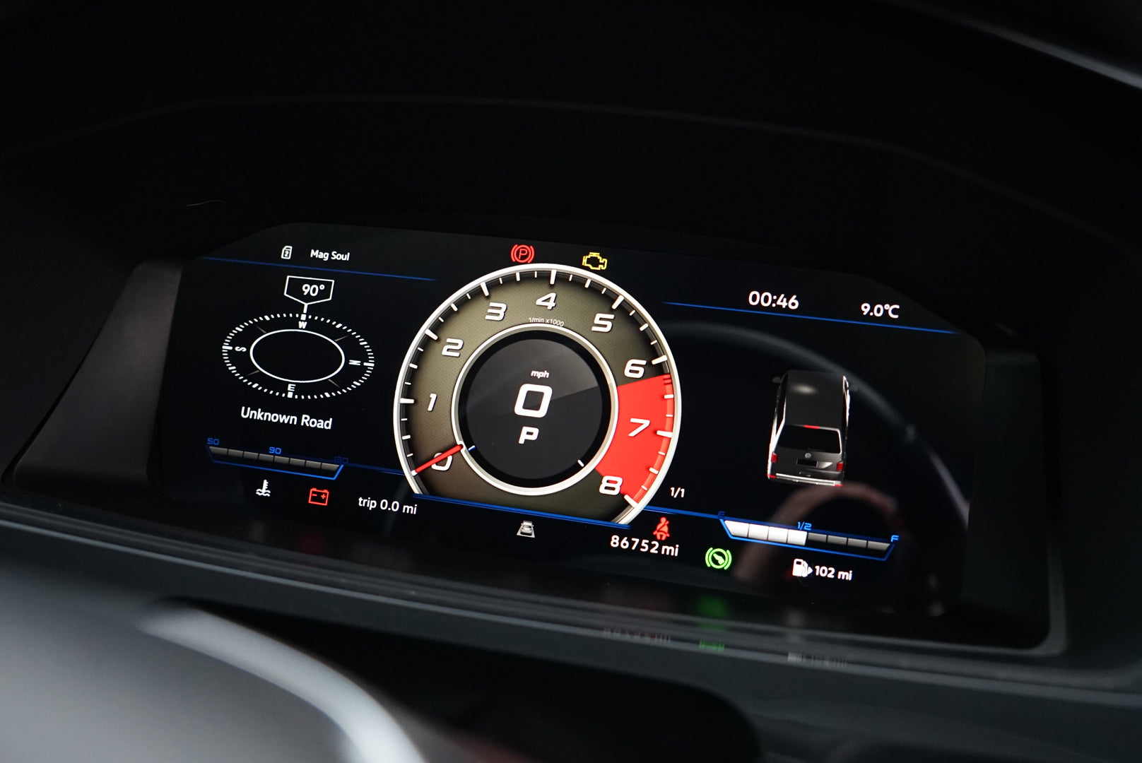 Volkswagen Transporter T6 (2015-2019 )Virtual Cockpit / Digital Instrument Cluster – LCD Upgrade