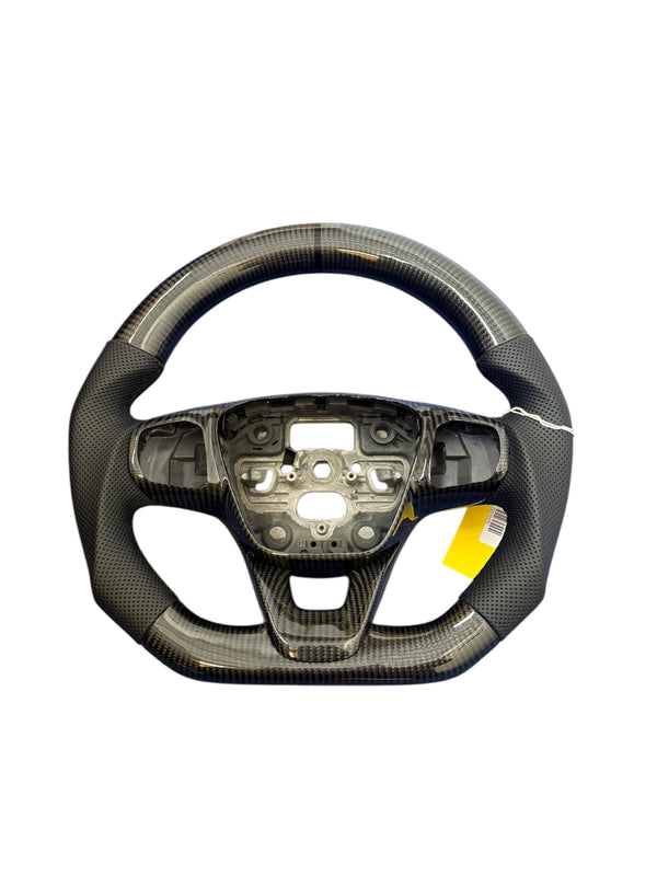 Ford Fiesta MK8 / Focus MK4 Carbon Fibre Steering Wheel - SWFIESTAMK82