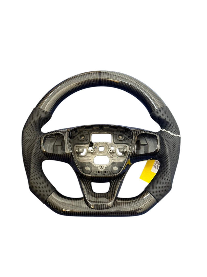 Ford Fiesta MK8 / Focus MK4 Carbon Fibre Steering Wheel - SWFIESTAMK82