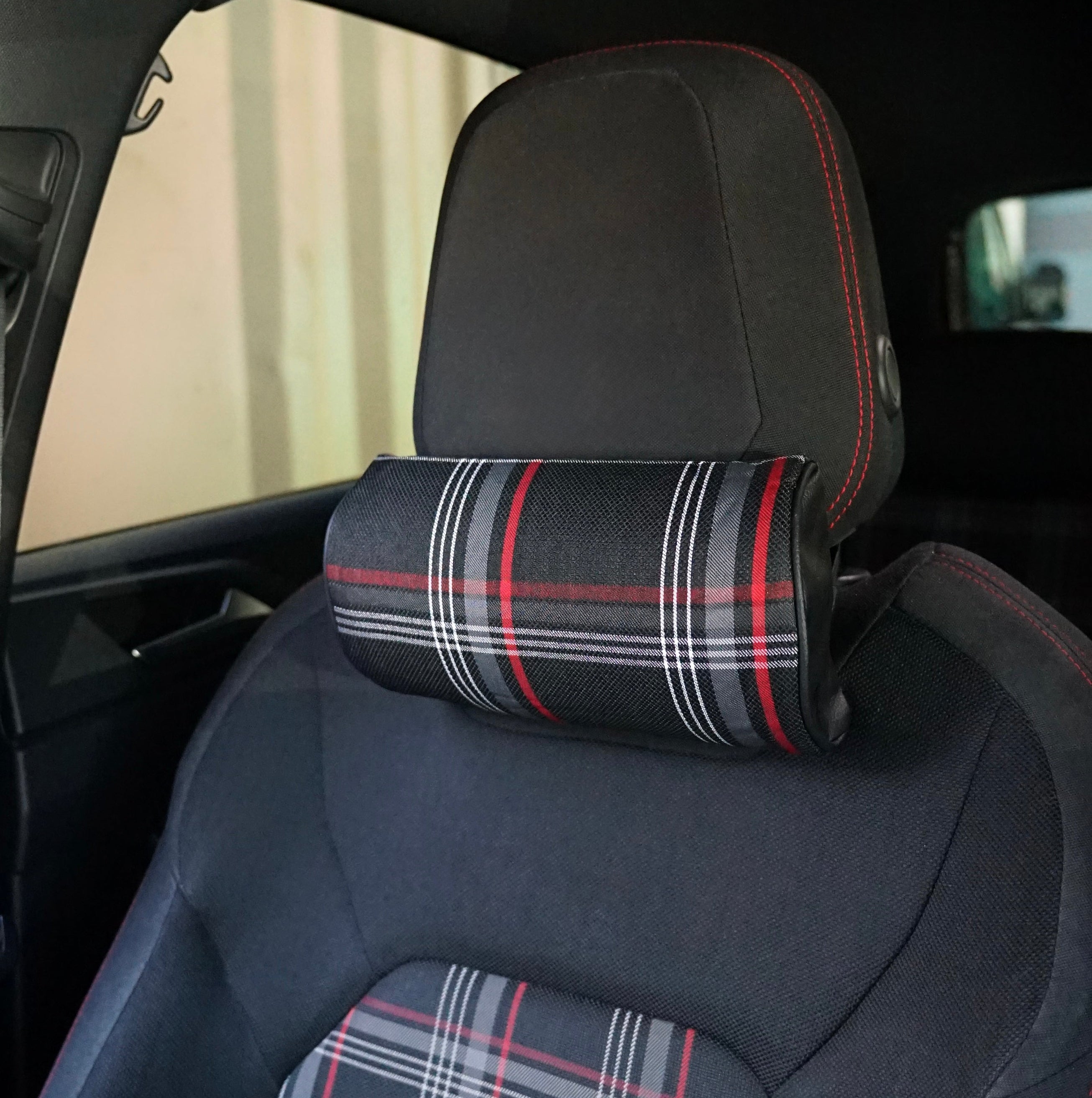 Tartan Seat Neck Rest Pillow (Fits All)