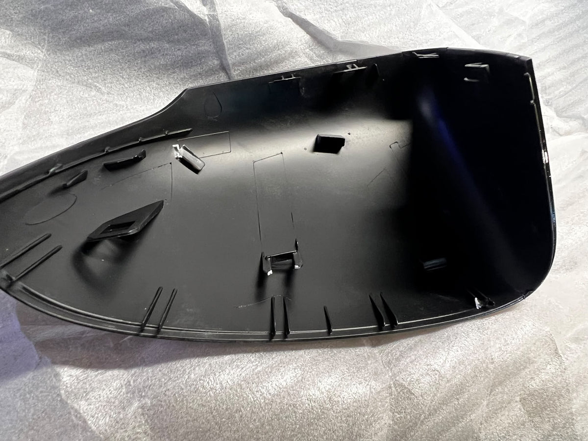 CLEARANCE 8012 -Mercedes A Class W177 / CLA C118 Gloss Black Mirror Covers / Caps Pair (2018+ Models)