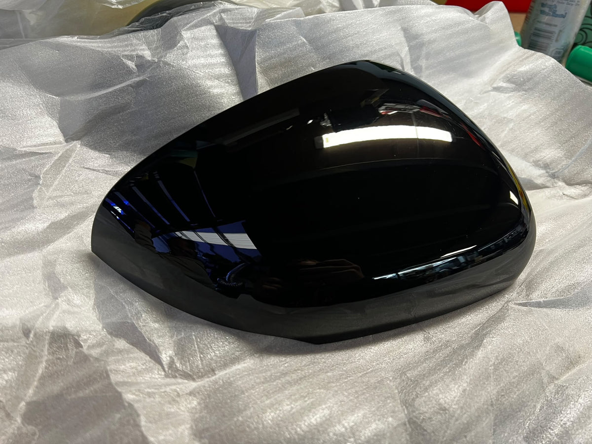 CLEARANCE 8012 -Mercedes A Class W177 / CLA C118 Gloss Black Mirror Covers / Caps Pair (2018+ Models)