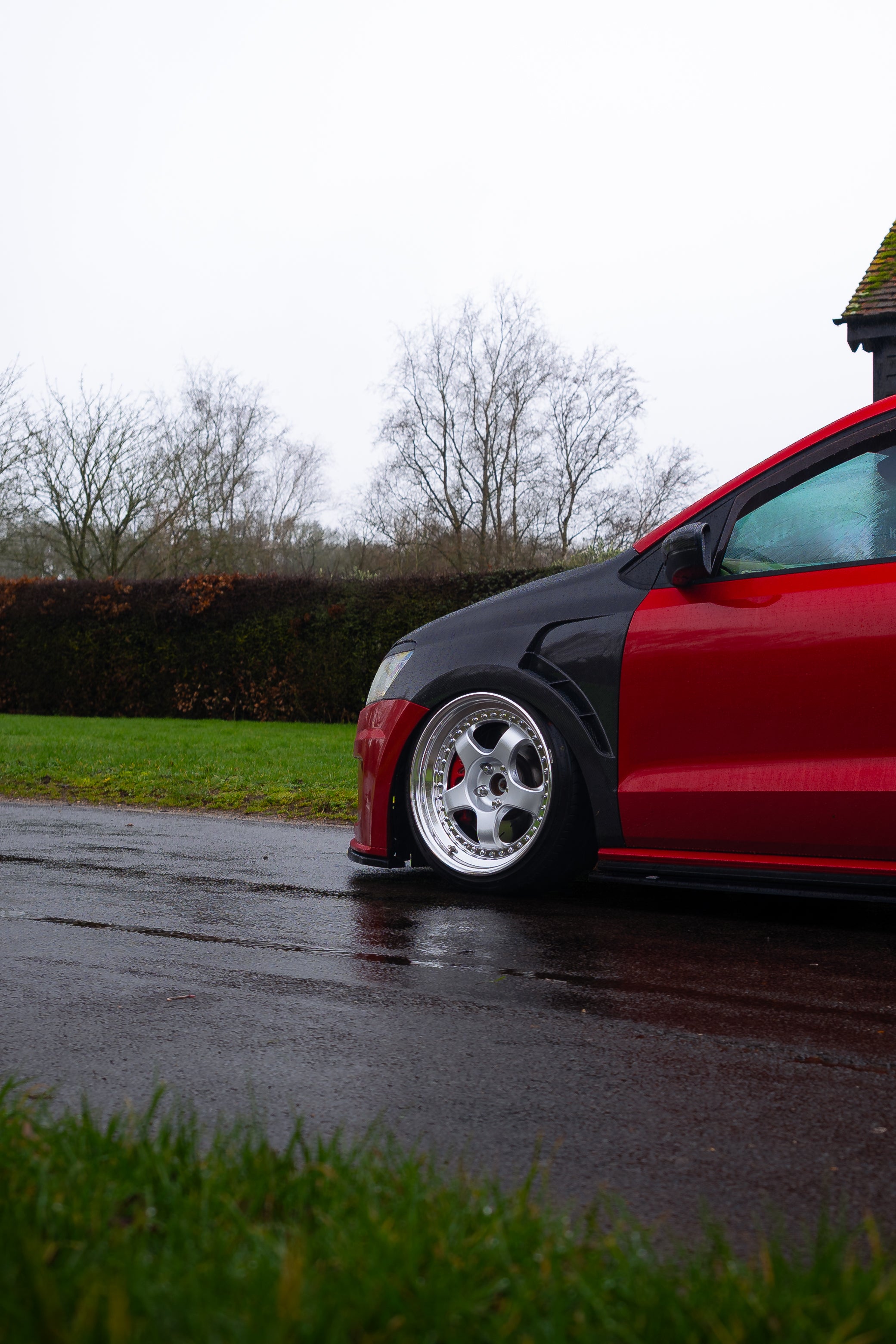 Volkswagen Polo MK5 6R / 6C Carbon Fibre Vented Wings / Fenders (Pair) 2009 - 2017 *NEW*