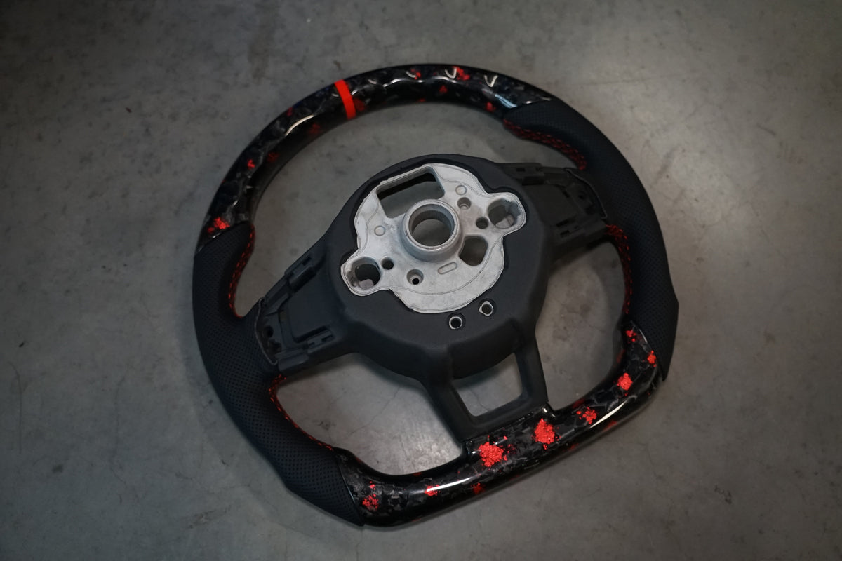 Volkswagen Golf MK7 / MK7.5 Polo MK5 / MK6 Forged Carbon Steering Wheel - IN STOCK | SWVWGTIR62