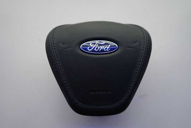 IN STOCK - Ford Fiesta MK7 / MK7.5 Full Replacement Airbag (Leather + Black Stitching) - FIESTAMK7AB5