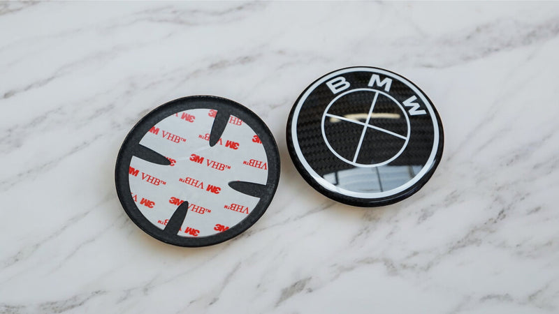 BMW Carbon Fibre Badge (Multiple Sizes & Styles)