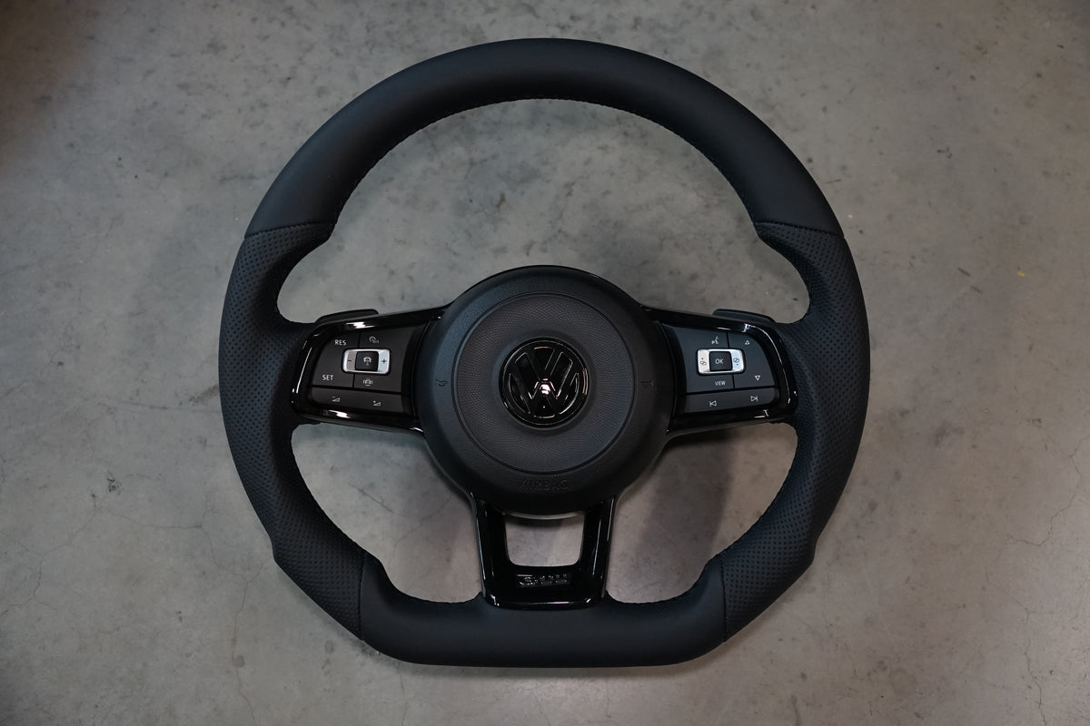 Volkswagen Golf MK7 / MK7.5 Polo MK5 / MK6 Leather Steering Wheel - IN STOCK | SWVWGTIR58