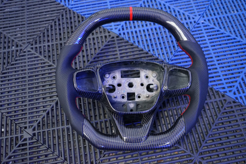 Ford Transit Custom 2018+ Carbon Fibre Steering Wheel - SWTRANCUS4