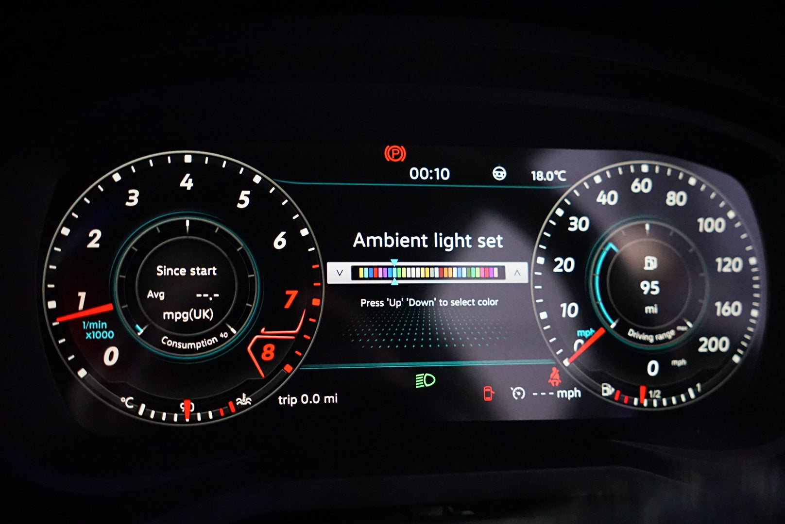 Volkswagen Polo MK5 (2009-2017) 9" Digital Instrument Cluster – LCD Upgrade