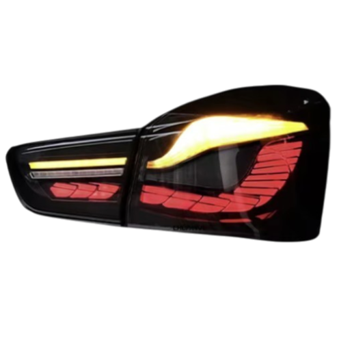 BMW 1 Series F20 / F21 LCI M Style Taillight Set 2015 - 2019 (Smoked / Red)