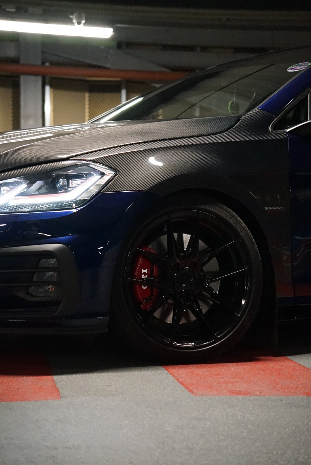 Volkswagen Golf MK7.5 Base / GTI / R Carbon Fibre Front Wings / Fenders Pair (2018-2021 Models)