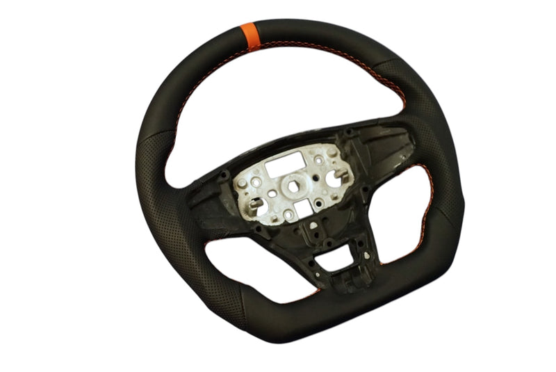 Ford Transit Custom 2018+ Perforated Leather Steering Wheel - SWTRANCUS11