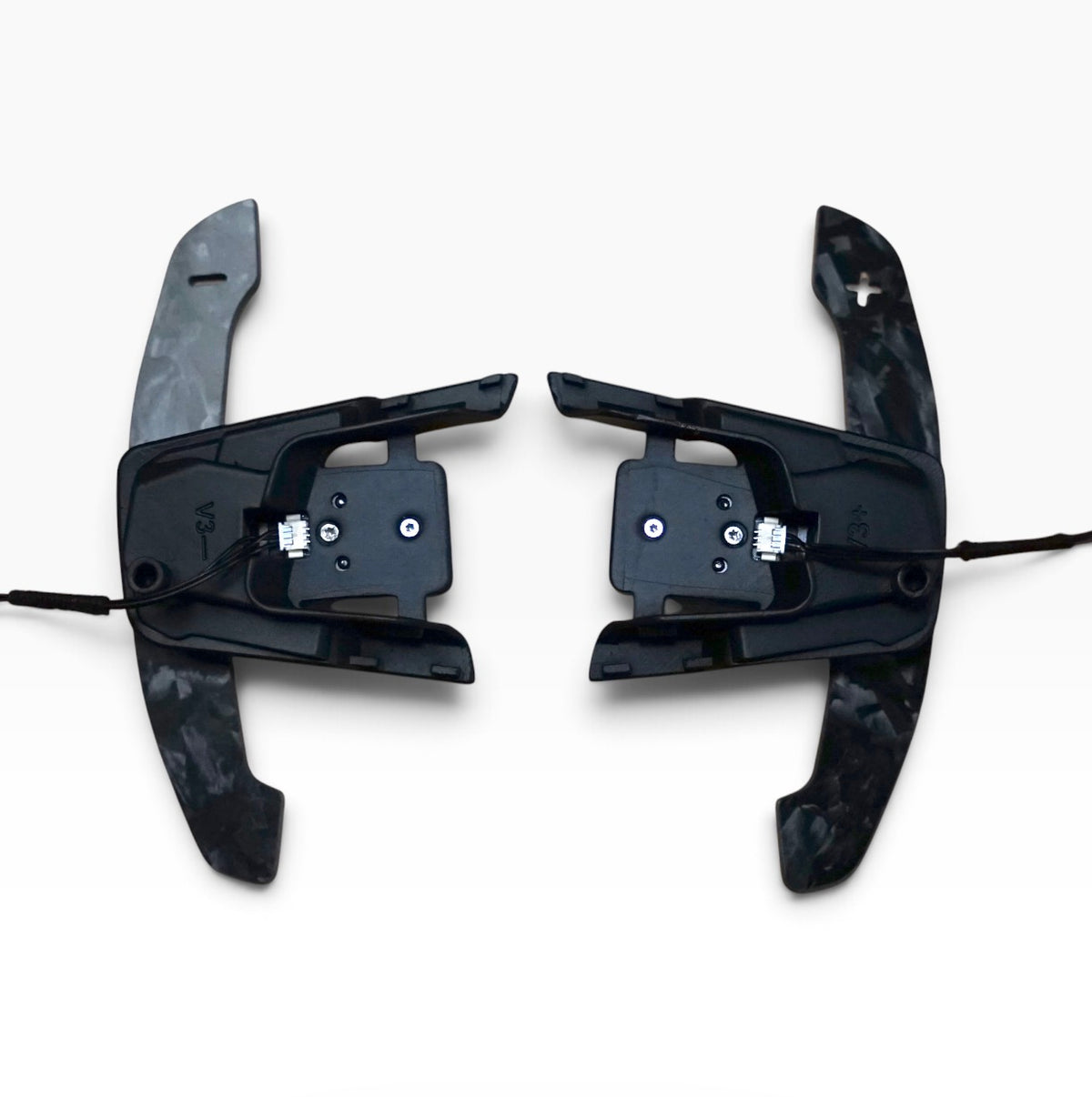 PADDRA - VW Golf, Polo & Scirocco DSG Blue Forged Carbon Magnetic Paddles