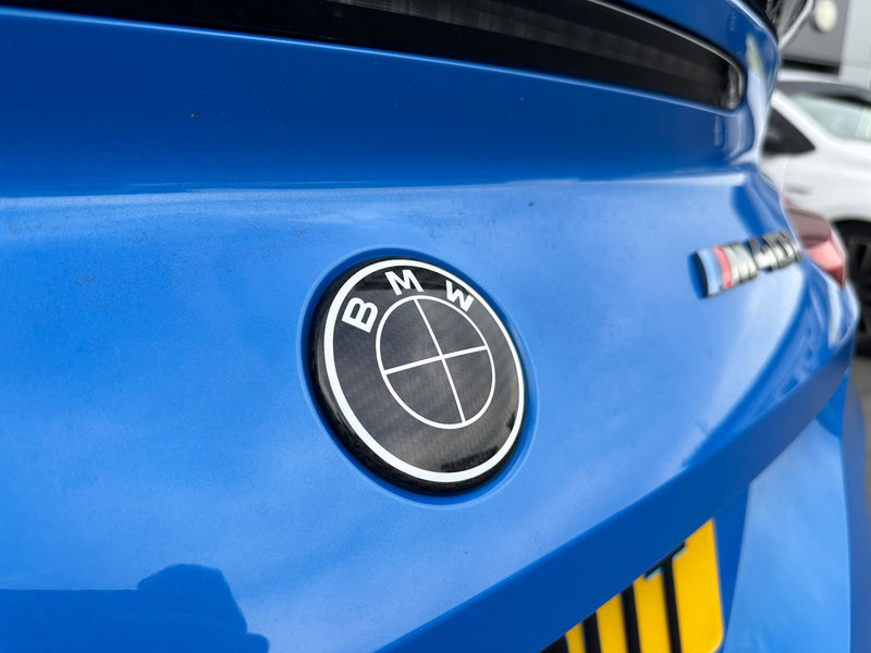 BMW Carbon Fibre Badge (Multiple Sizes & Styles)