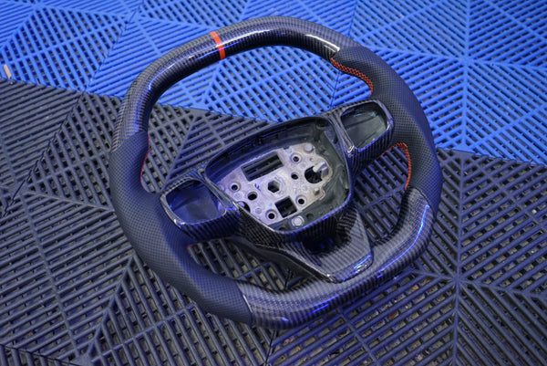 Ford Transit Custom 2018+ Carbon Fibre Steering Wheel (DEFECT) - SWTRANCUS3