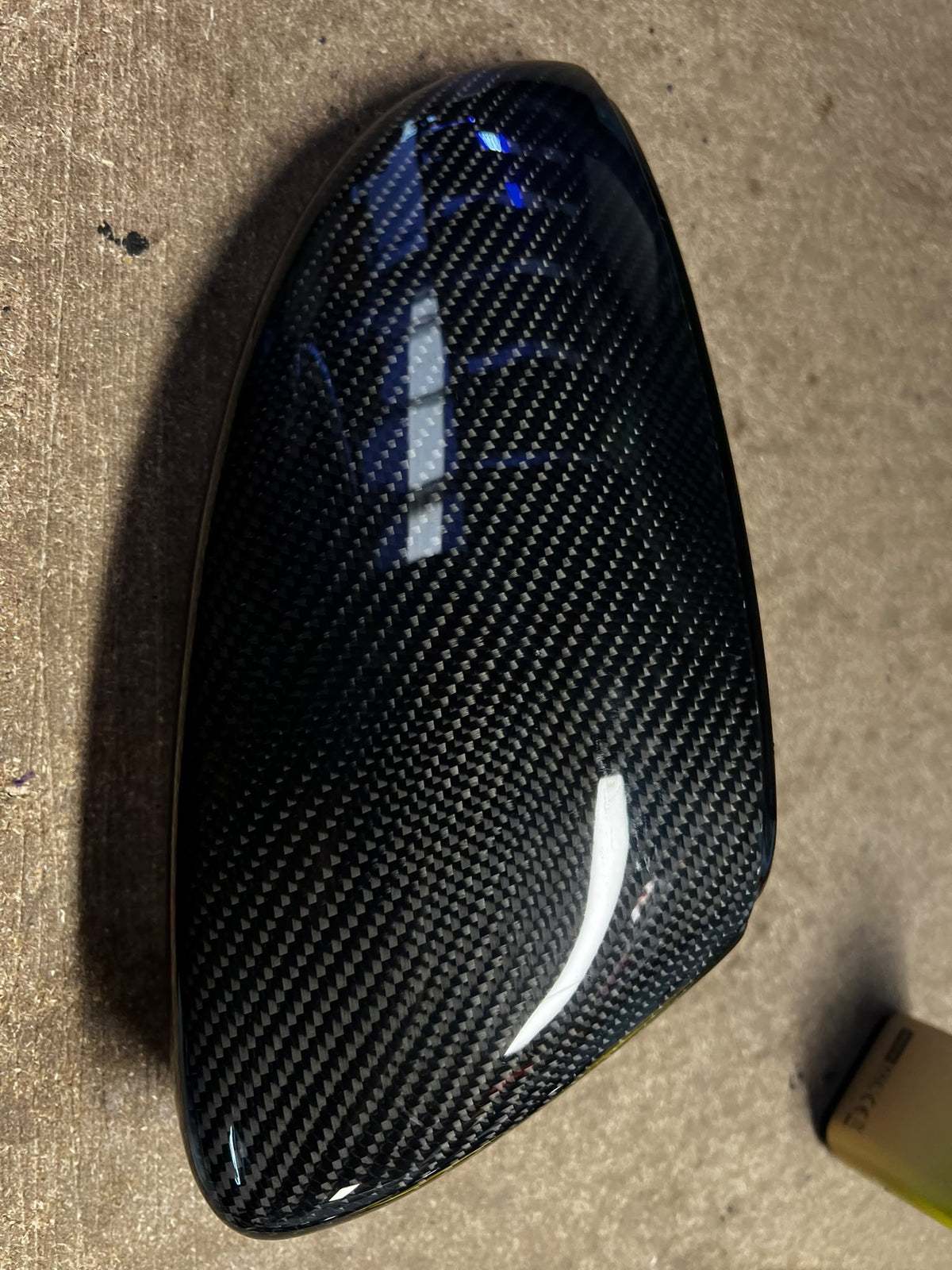 CLEARANCE 8005 - Volkswagen Scirocco / Beetle / Jetta Carbon Fibre Wing Mirror Replacement Caps (2009+ Models)