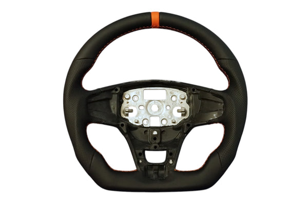 Ford Transit Custom 2018+ Perforated Leather Steering Wheel - SWTRANCUS11