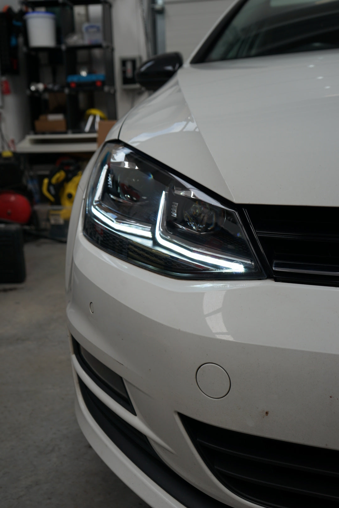 Volkswagen Golf MK7.5 Style Front Headlights With Sequential Indicators Pair For MK7 (Fits 2013 - 2017 Models)