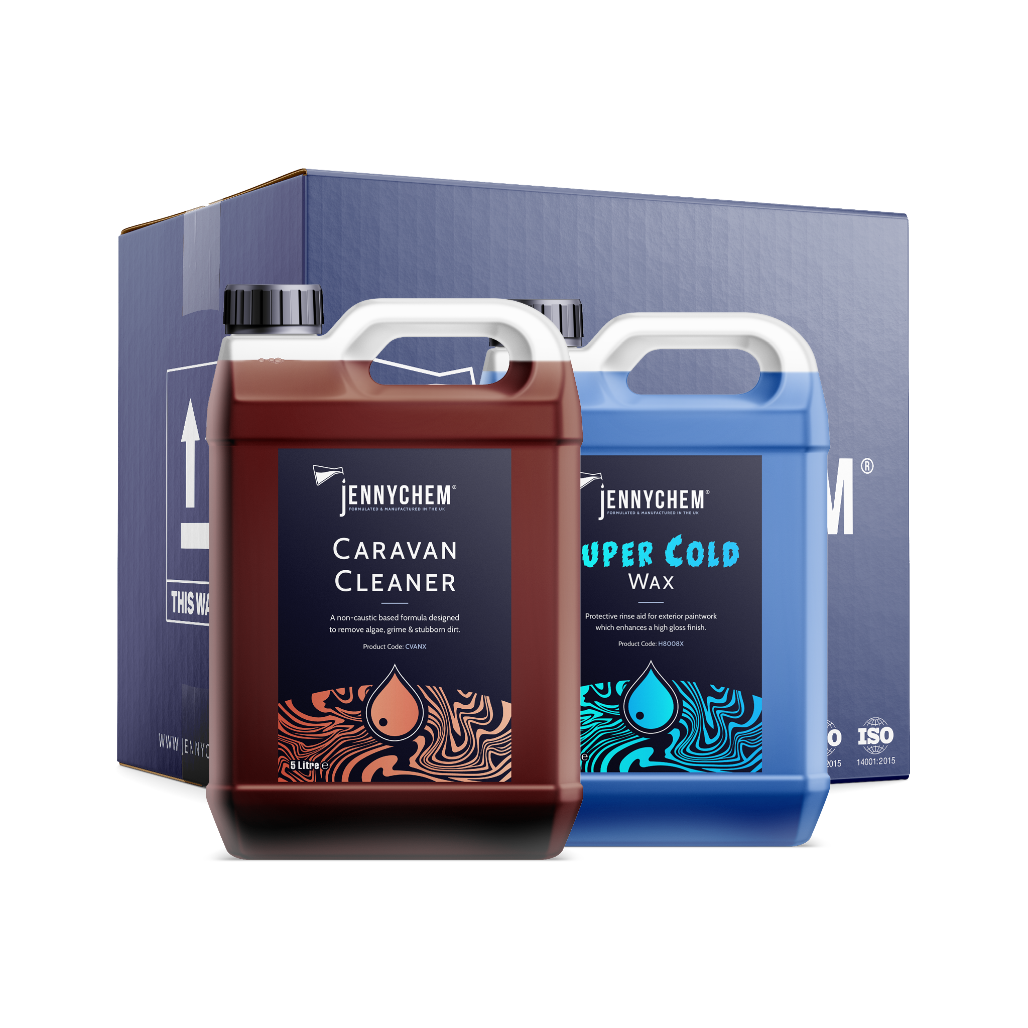 Caravan Care Duo – 5L Cold Wax & 5L Caravan Cleaner