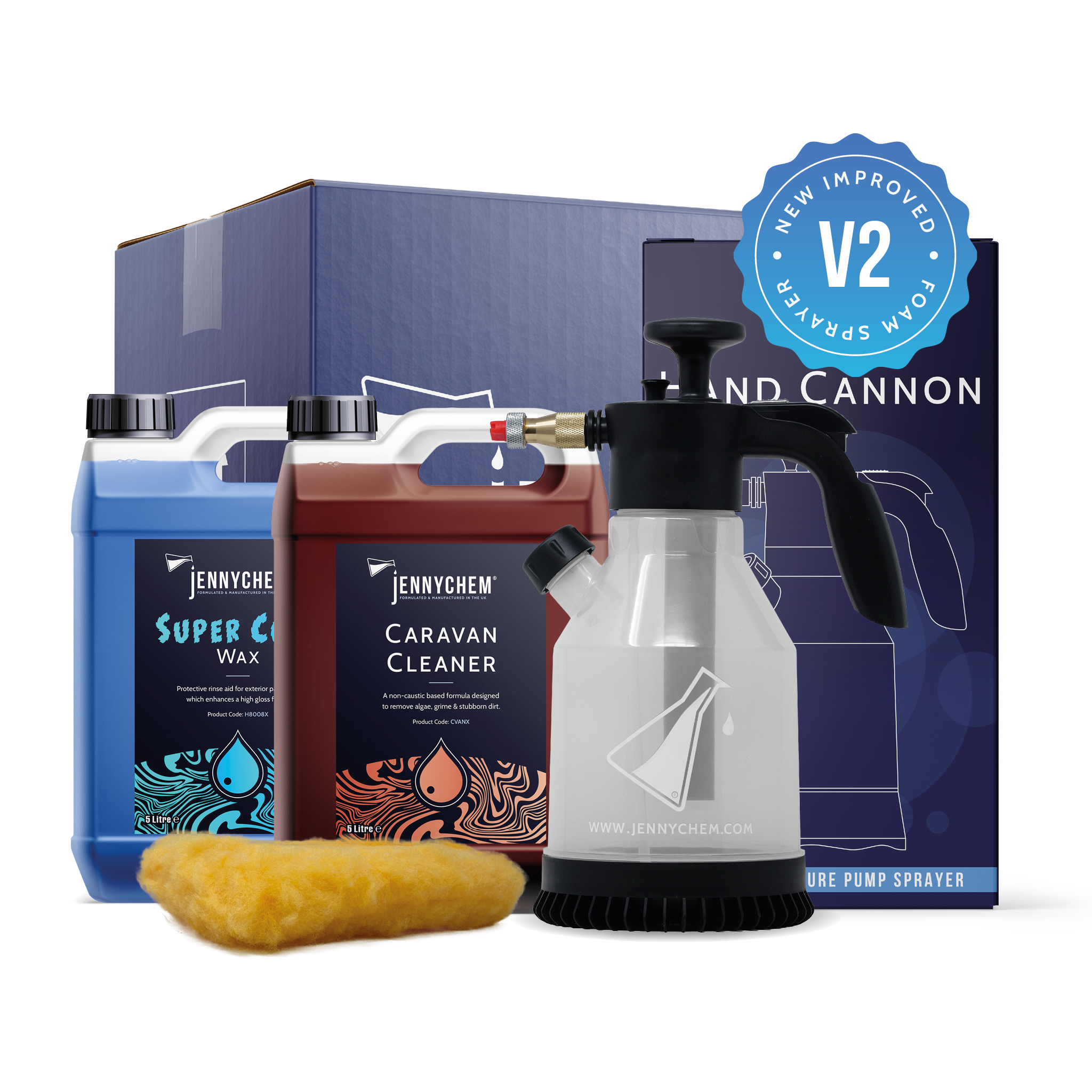 Caravan Cleaning Kit (With Hand Cannon)