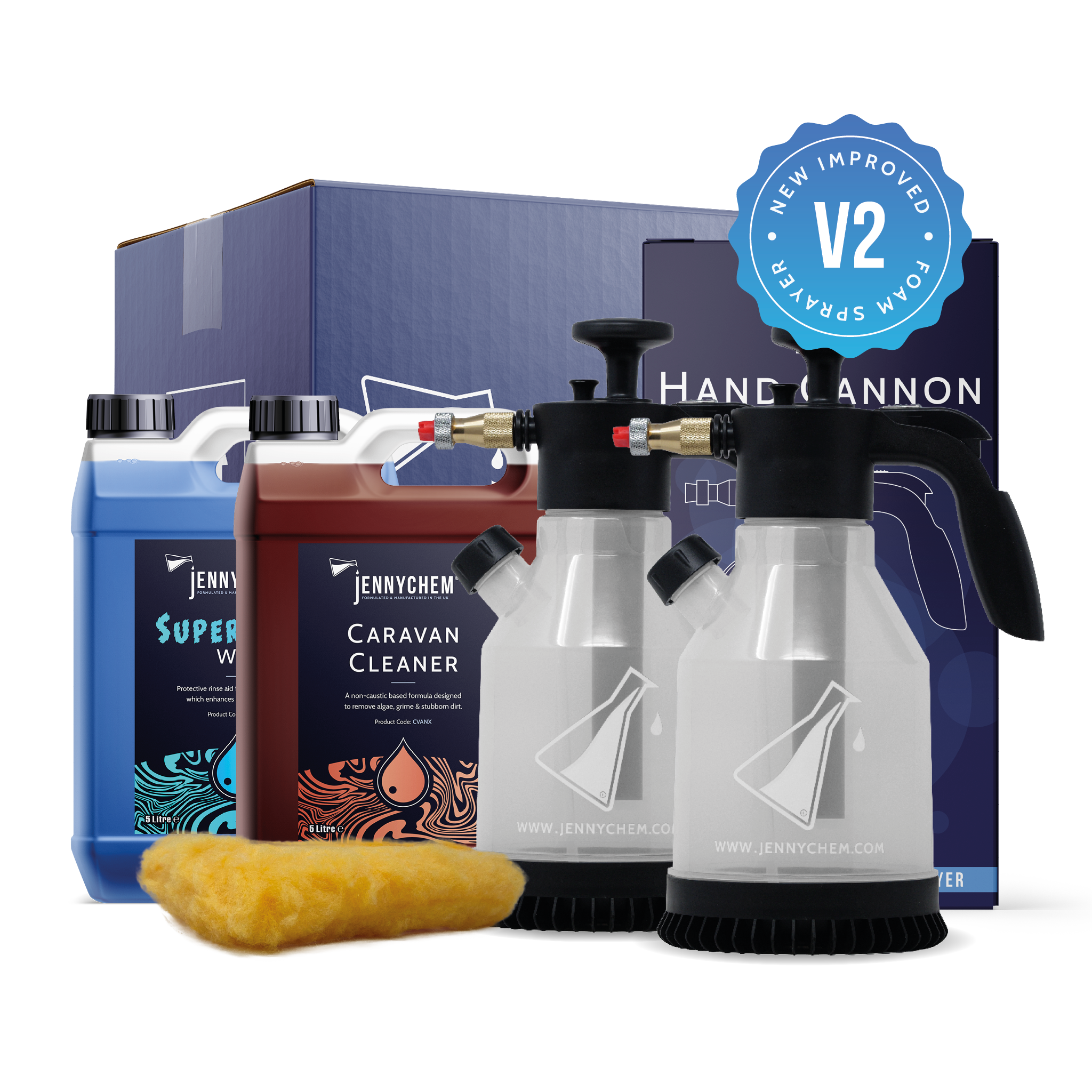 Caravan Cleaning Kit (With Hand Cannon X 2)