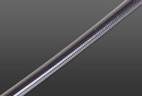 Black/Carbon PVC Covered Brake Hose