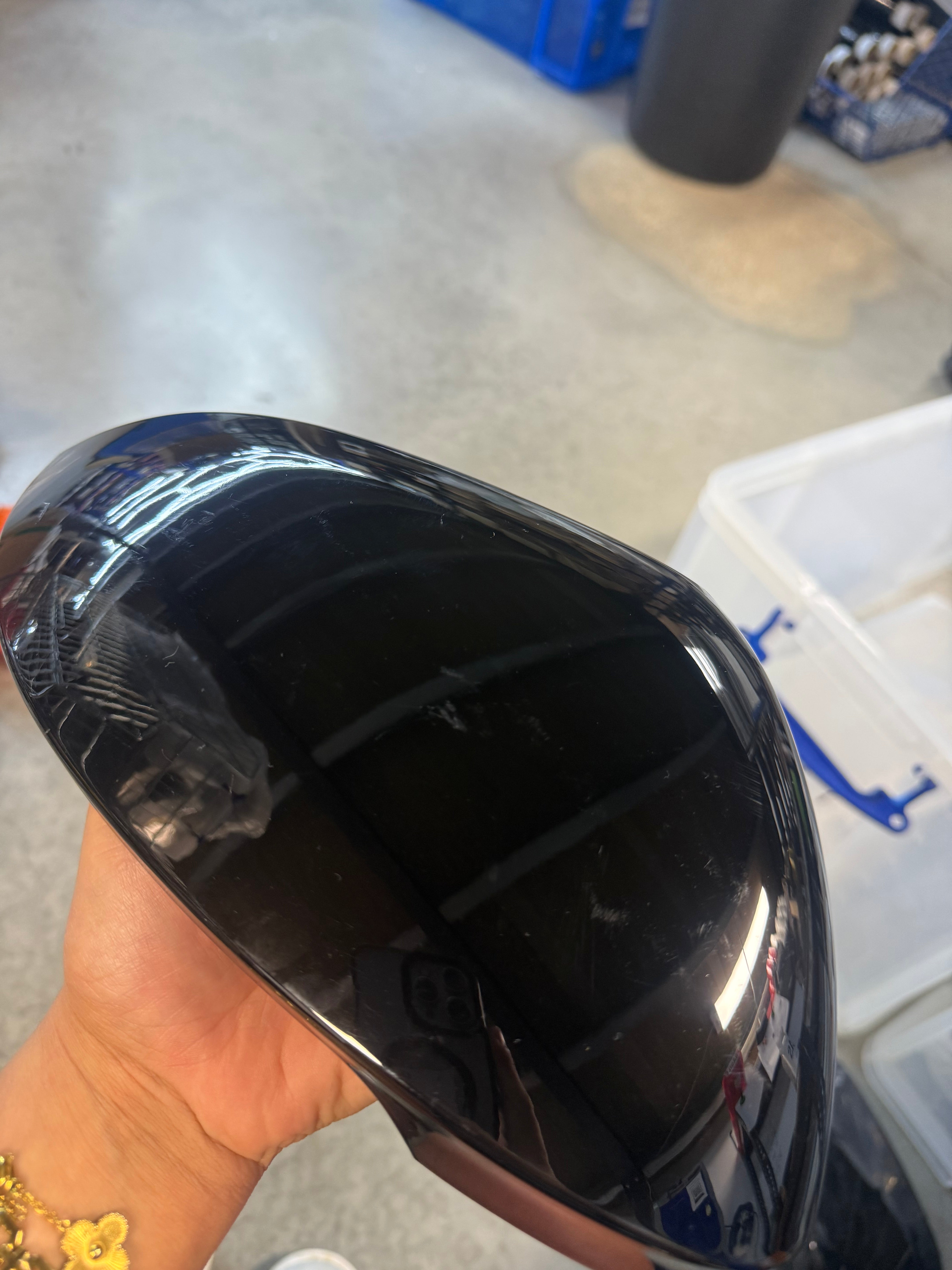 **CLEARANCE**Volkswagen Golf MK8 / ID3 Gloss Black Replacement Mirror Cover Pair (2020+ Models)