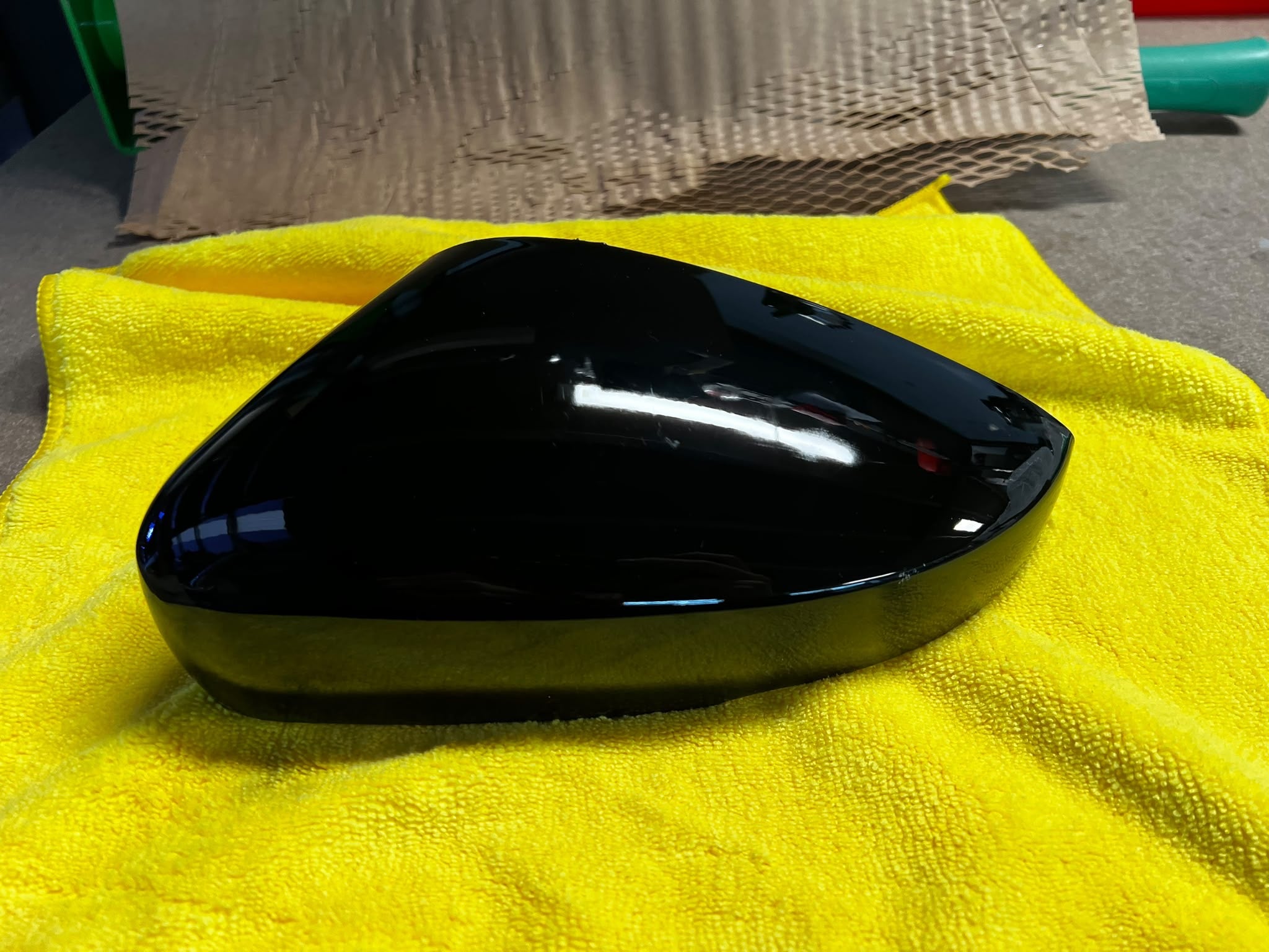 CLEARANCE 8016 - Volkswagen Polo MK5 6R/6C Gloss Black Mirror Covers (2009-2017)